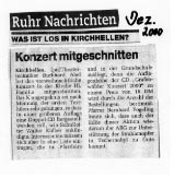 Artikel  zum Live-Mitschnitt in den Ruhr Nachrichten